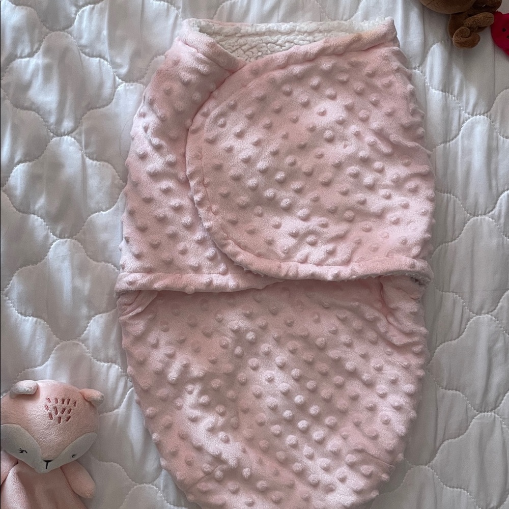 Pink Baby Swaddle Blanket - Picture 6 of 6